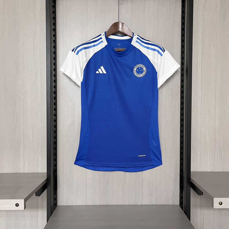 Camisa Feminina Cruzeiro Home 25/26 (Pronta Entrega)