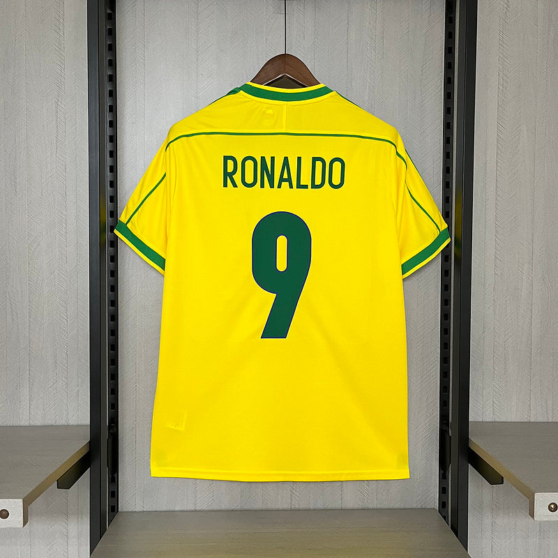 Camisa Brazil Retrô 1998 - Ronaldo 9