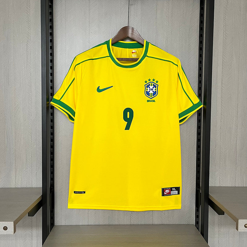 Camisa Brazil Retrô 1998 - Ronaldo 9