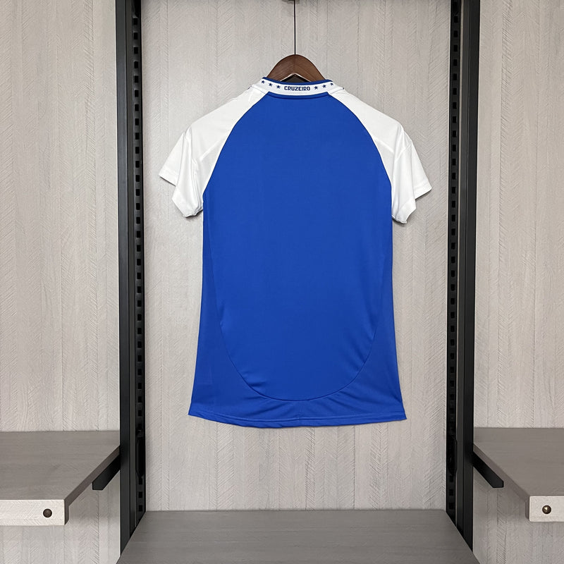 Camisa Feminina Cruzeiro Home 25/26 (Pronta Entrega)